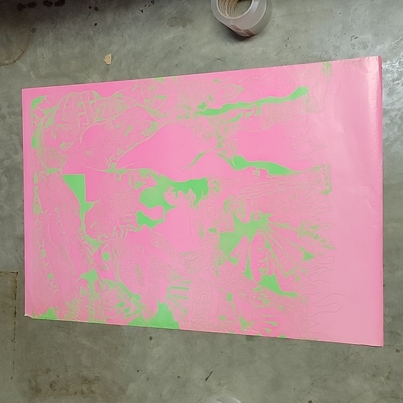 Vintage Other - Vintage neon 1967 stone rare Psychedelic Poster hidden message
